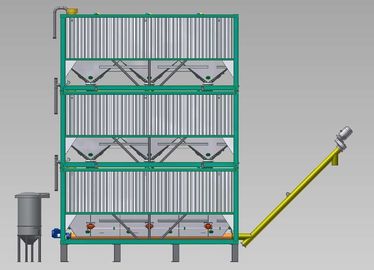 Screw Conveyor Low Profile Cement Silo Capacity 26 M³ +26 M³+26 M³  Steel Cement Silo