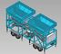 Industrial Mobile Concrete Batching Plant / Mini Mobile Batching Plant 50m³/H Fast moving on site