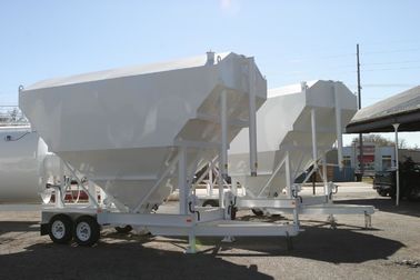 27 T-30 T Portable Cement Silo  / Industrial Mobile Cement Silo With Auger