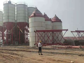 High Efficiency Batching Plant Cement Silo 50 t-1000 t Bolted Bulk Cement Storage